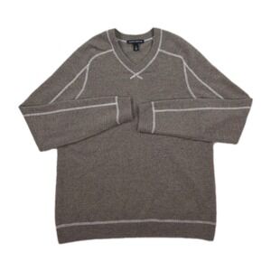 Autumn‎ Cashmere Sweater Mens Medium V Neck Pullover
